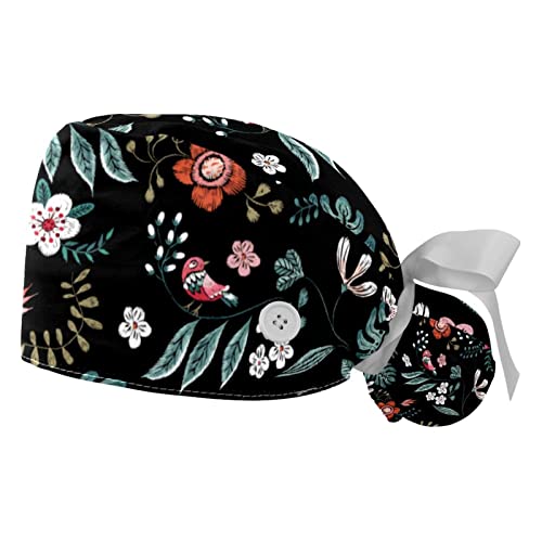 Chapeaux bouffants 2PCS JDEZ contre la sueur et les cheveux rebelles