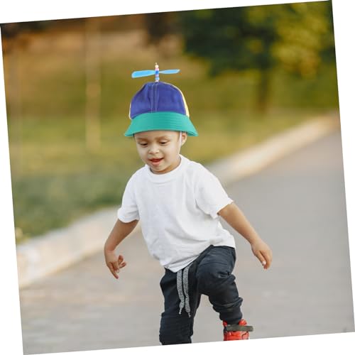 Sombrero de playa para niños SOIMISS: gorro de algodón transpirable con hélice 6