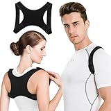Oormgsrc Posture Corrector for Men, Comfortable Straightener Posture Corrector, Breathable Back Brace for Men Lower Back, Back Support Brace, Spine, Shoulder and Neck Pain Relief