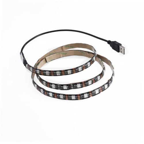 Tira de LED flexible RGB 1m luz de cuerda control USB miniatura 6