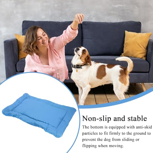 Panier pour chien lavable enroulable et tapis de voyage imperméable