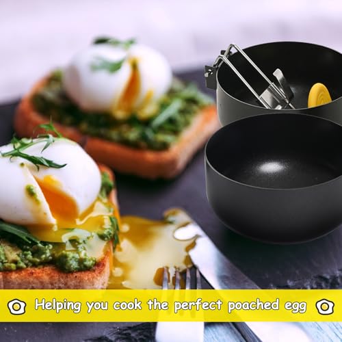 Eierkocher aus Edelstahl Pochierter Eiermacher Egg Cooker Zusammenklappbarer Eierkocher zum Aufhängen antihaftbeschichtete Eierpochierer für perfekt gekochte Eier für Küchenwerkzeug – Bild 7