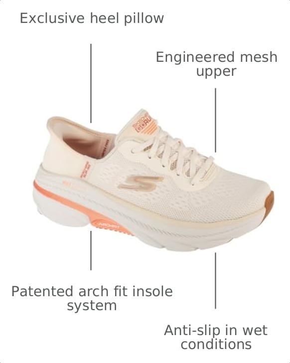 Image of Skechers Womens Max Cushioning Arch Fit 2.0 Adelphi Hands Free Slip-ins Sneaker