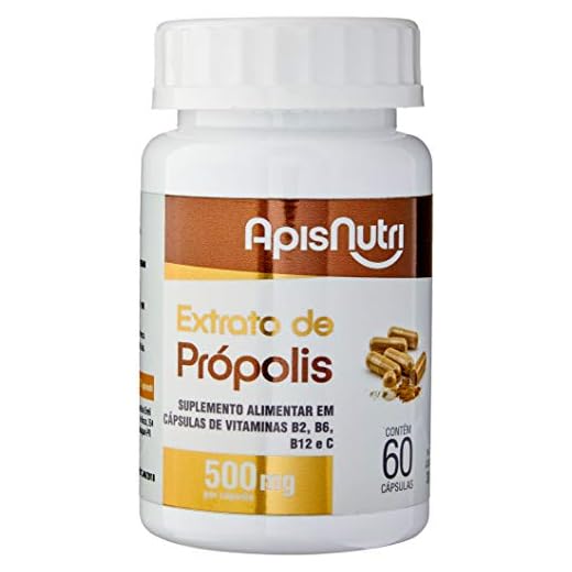 Apisnutri Extrato De Própolis 500Mg (60 Caps)