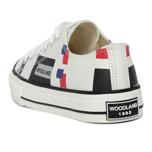 Image of Woodland Women White Sneakers