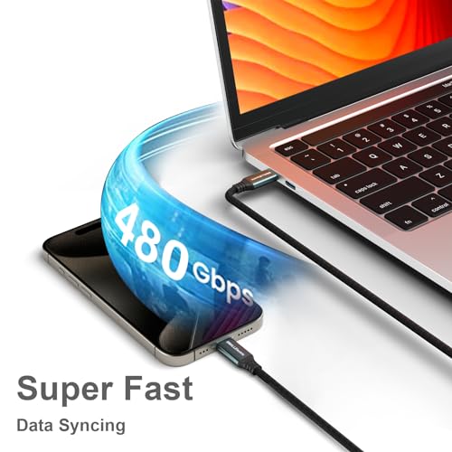 Image of USB C to USB C Cable 60W 5Pack,6ft Long Fast Charger Type C to Type C Charging Cord for Samsung Galaxy S22 /S21 /S20 / Note 20 /10, MacBook Pro 2020 /Air, iPad Pro 2020, iPad Air 4, iPad Mini 6 and More