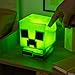 Paladone Minecraft Creeper SquishyGlo Silicone Light, Officially Licensed Cordless & Rechargeable Gaming Lamp for Kids and Teens, Bedroom Décor, Collectible Merchandise, Green