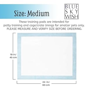 Pet Training Pads, 50 Count Size Medium 18" x 24" Puppy Pads, Absorbent Disposable Pee Pads for Dogs and Puppies (Medium 18x24 inch Pads) Pet Training Pads, 50 Count Size Medium 18″ x 24″ Puppy Pads, Absorbent Disposable Pee Pads for Dogs and Puppies (Medium 18×24 inch Pads)