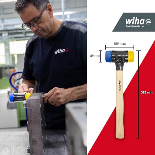 Marteau de sécurité Wiha 26654 souple 40 mm pour ajustement de précision
