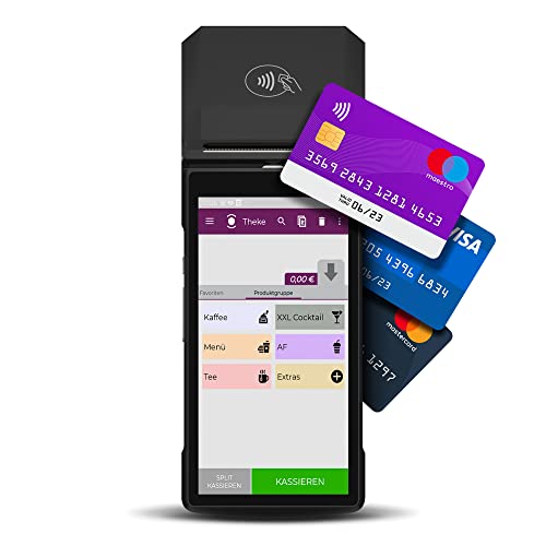 Registrierkasse TSE ready - mobiles Kassensystem mit Kartenterminal (POS) und integriertem...