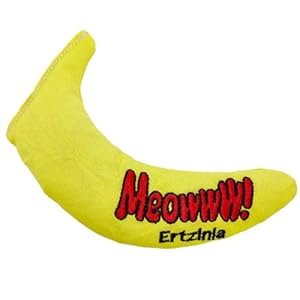 Ertzinla Catnip Toys Banana for Cats UK Banana, 100% Natural Cat nip Filled