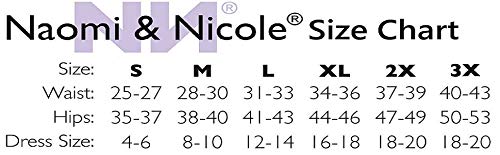 Naomi & Nicole Womens Unbelievable Comfort Convertible Strapless Braslip Shapewear Full Slip, Black, 40 Us #TOP3