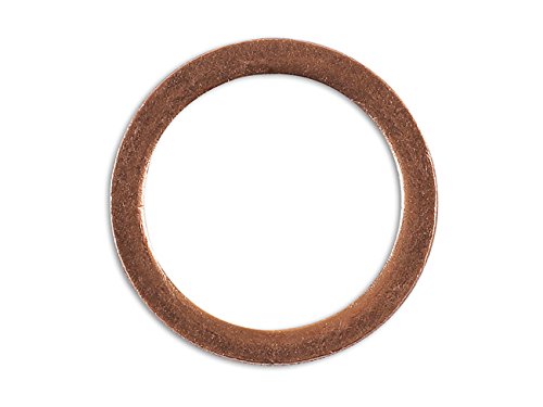 Connect Workshop Consumables 36786.0 Sump Plug Washer Copper, 12 x 16 x 1.5 mm, Set of 10