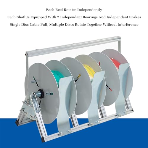 Support de bobine de fil durable avec déroulage fluide industriel - 4