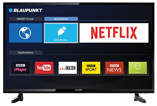 Blaupunkt BLA-32/148M-GB-11B-EGPX-UK 32-Inch HD Ready Smart LED TV with Freeview HD - Black