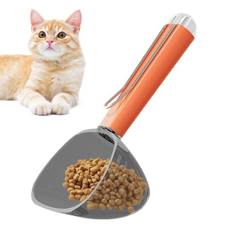 Jlobnyiun Katzenfutter Messbecher - Löffel für Hundefutter, Futterschaufel für Hunde mit Messlinien | Multifunktionaler Messbecher für Futter für