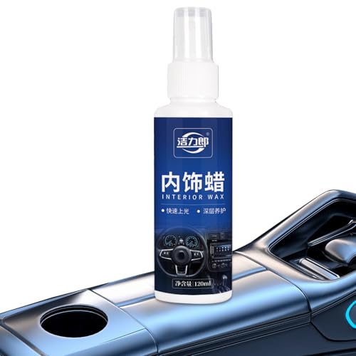 車用クリーナー,120ml クリーニングワックス,オートステインリムーバー | 車内 カーペット 内装 ガラス ファブリック レザー トリム クリーニング ディテーリング トラック 車 家庭 自動車 用