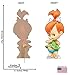 Cardboard People Pebbles Flintstone Life Size Cardboard Cutout Standup - Hanna-Barbera The Flintstones