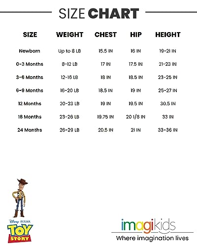 Disney Pixar Toy Story Woody Newborn Baby Boys Cosplay Bodysuit Hat And Bandana Bib 3 Piece Set 6-9 Months #TOP6