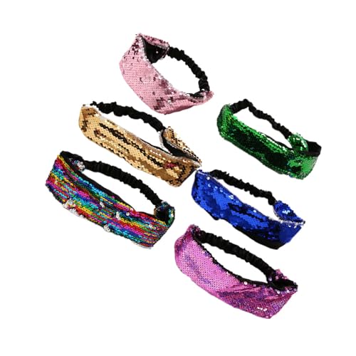 Bandeaux à paillettes souples pour en finir avec les cheveux dans les yeux lors des fêtes