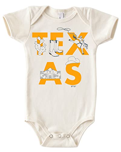Image of MAPTOTE Font One Piece-Unisex Baby Organic Cotton Short Sleeve Bodysuits-Various Sizes 3-18 Months-City Specific-Made in USA