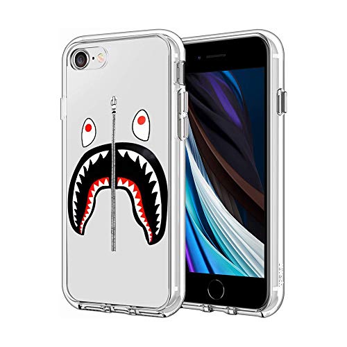iPhone 7 Case iPhone 8 Case iPhone SE Case Clear Case Cover iPhone Case (Bape-Shark)