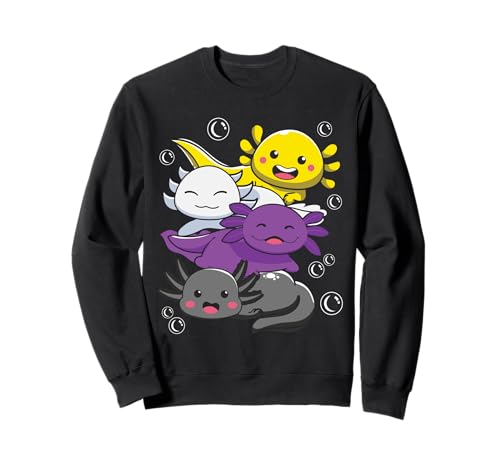 Funny Colorful Axolotls Cute Kawaii Axolotl Kids Boys Girls Felpa