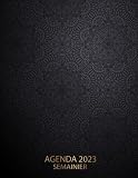 Agenda 2023 semainier: Grand format A4 | Planificateur professionnel | 1 semaine sur 2 pages (janvier à décembre 2023) | avec horaires 7h à 21h du ... PLANIVI | style épuré | couverture mandala