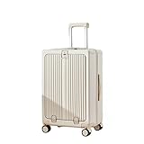 EIEAWEPLI Handgepäck mit Getränkehalter, Reisegepäck mit Spinnrollen, hohe Kapazität, leichter...