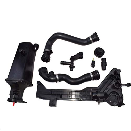 New 8PCS Expansion Tank Cap Mounting Plate Connector Thermostat Hose Sensor for E46 323 325 328 17117573781