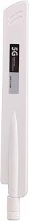 AZ7795G 18dbi High Gain 5G Omnidirectional Modem Router Antenna, SMA Omni Directional Full Band Antenna, 5G Wifi Antenna for Router DTU Wireless Module Smart Home(White)