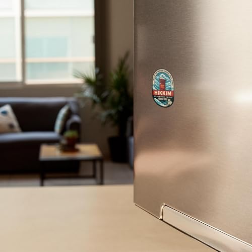 Image of Hikkim - 3D Embossed Flexible Fridge Magnet 0.5mm Decorative with Strong Hold | Refrigerator Magnet for Notes, Photos & Kitchen Decoration | Home & Office Use