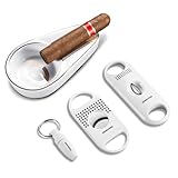 Cadeau parfait : cet ensemble d'accessoires pratiques pour cigares fera le cadeau parfait pour les amateurs de cigares. L'ensemble d'accessoires de cigare pour homme est livré dans un coffret cadeau exquis qui est parfait pour des occasions comme la fête des pères ou un anniversaire.