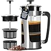 ESPRO French Press Bundle - P5 Stainless Steel French Press with 100 Count Coffee Paper Filters