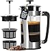 Espro 1232C P5 French press, 32 Ounce, Glass/Stainless Steel