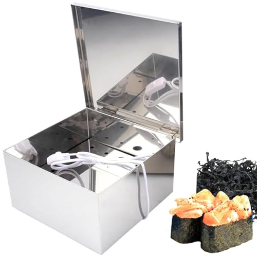 Caja de secado de algas marinas con bombilla de calefacción, perfecta para preparación de nori crujiente y sushi