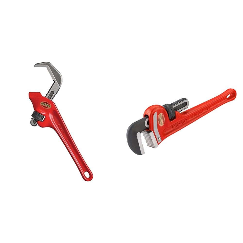 RIDGID Offset Hex Wrench - 9.5" Pipe Wrench -16