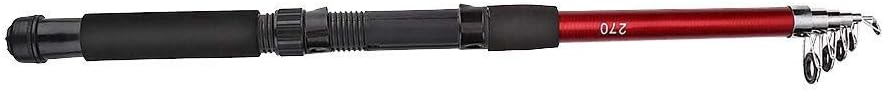 Asixx Fishing Rod, Outdoor Lightweight Telescopic Fishing Rod or Fishing Pole, Rod for Traveling, Camping, River and Pond Fishing(2.7m)