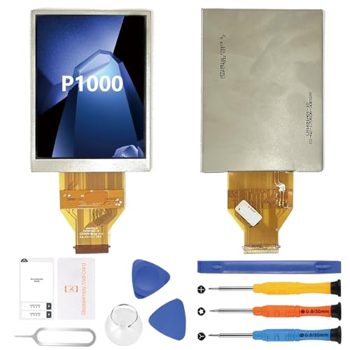 Pantalla LCD para Coolpix P1000 LCD Display para Nikon Accesorios para Cámara LCD Pantalla Reemplazo de Reemplazo sin Táctil