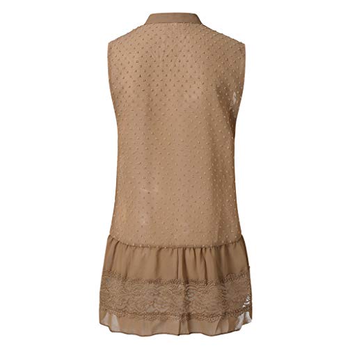 F_Gotal Women's Summer Sundress Boho Floral Sleeveless Casual Knee Length Beach Mini Tank Sundress Cocktail Cami Tank #TOP2