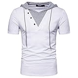 Einzigartige Designs verleihen Ihrer Garderobe etwas anderes, Uneingeschränkte Passform, geeignet für die tägliche Arbeit, Alltag, Business, Freizeit, Perfekt für Frühling Sommer. Ein unentbehrliches Kleidungsstück in deinem Kleiderschrank.Ob mit Jeans, Chino oder Jogginghose,ist ein unverzichtbares und einfach kombinierbares Basic für deinen.