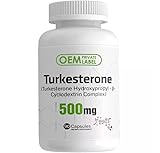 Turkesterone ATG Germany 500mg Kapseln Hochdosiert Für Maximalen Muskelaufbau | 60 Kapseln | 10% Standardisiert | Vegan & Glutenfrei | Natürliches Ecdysteroid zum Muskelaufbau | Für Bodybuilding