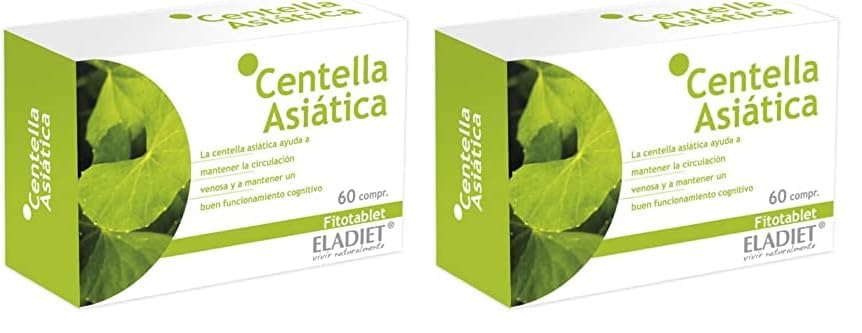 CENTELLA ASIATICA FITOTABLET 60 Comp (Paquete de 2)