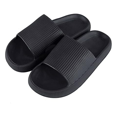 Lifemaison Cloud Sliders for Women and Men Non-Slip Quick Dry Shower Pillow Slippers Super Soft Massage House Slides for Indoor & Outdoor Cover