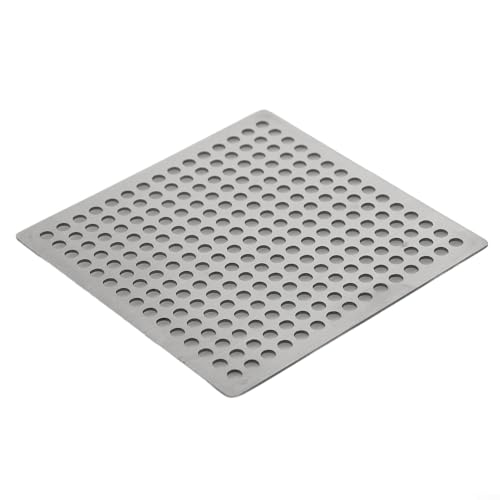 VersaGenius Couvercle de vidange de douche carré en acier inoxydable avec filtre à cheveux pour un blocage efficace des débris (9,8 cm) – vue 8