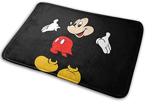 Welcome Door Mat Mickey Mouse Cartoons Indoor Outdoor Entrance Rug Floor Mats Shoe Scraper 15.7" X 23.5"