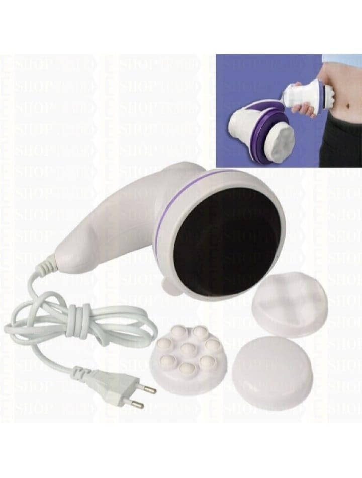 Taj Relax Spin Tone Body Full Body Massager Electric Machine with 3 Massage Heads for Pain Relief, For Back, Leg & Foot