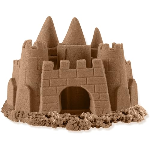 Kinetic Sand 2,5 kg Naturbraun - original kinetischer Sand aus Schweden, erfüllt alle gesetzlichen Anforderungen, bekannt aus Kindergärten, für kreatives Indoor-Sandspiel, für Kinder ab 3 Jahren