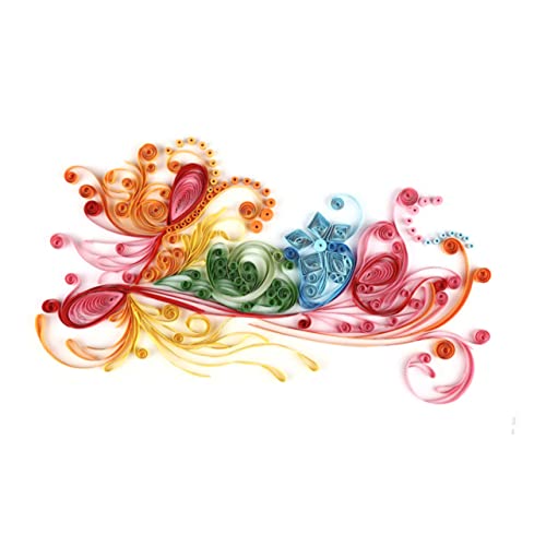 HOODANCOS Complete Paper Quilling Kit 13 Strips Tools for DIY Craft Art Projects