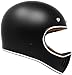 GDM Rebel Vintage Motorcycle Helmet Retro Full Face (Matte Black, XL)